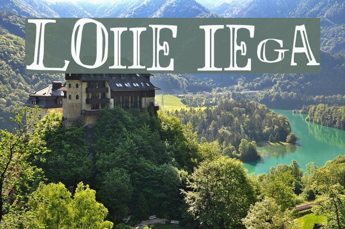 LOlivier Irregular Font examples