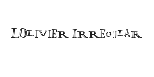 LOlivier Irregular Logo