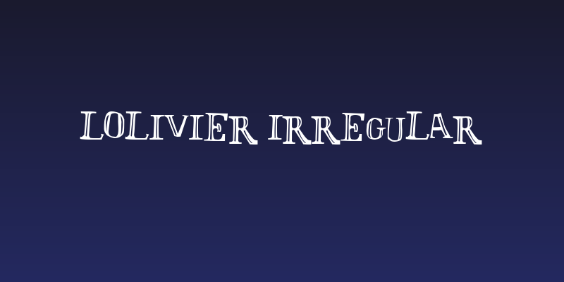 LOlivier Irregular Social Header