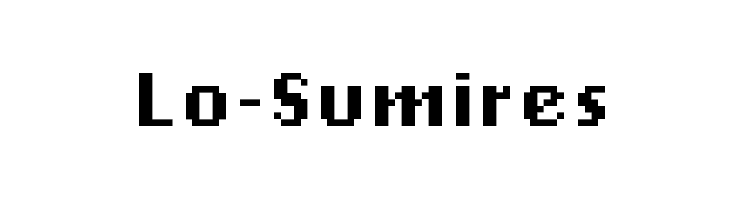 Lo-Sumires Font