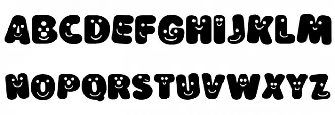 LoKinderSchrift Dunkel Schriftart Groß