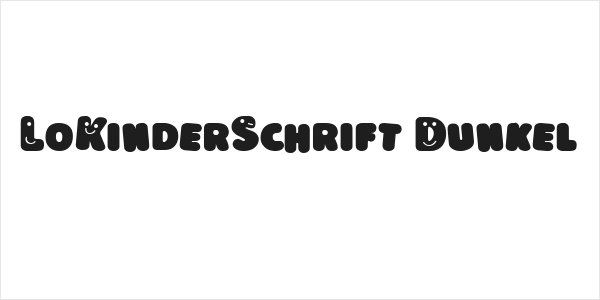 LoKinderSchrift Dunkel Logo
