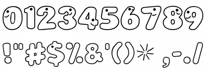 LoKinderSchrift Hell Font OTHER CHARS