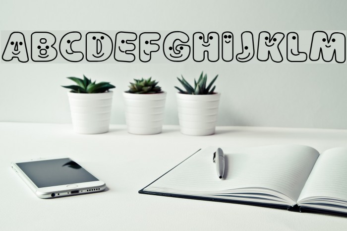 LoKinderSchrift Hell Font examples