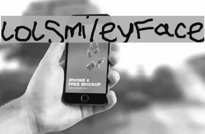 LoLSmileyFace Font examples