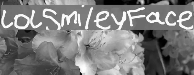 LoLSmileyFace Font examples