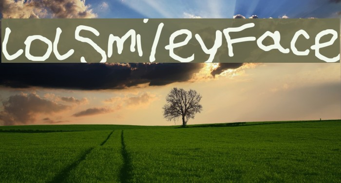 LoLSmileyFace Font examples