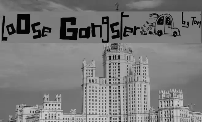 LoOse Gangsterµ* Font examples