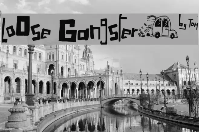 LoOse Gangsterµ* Font examples
