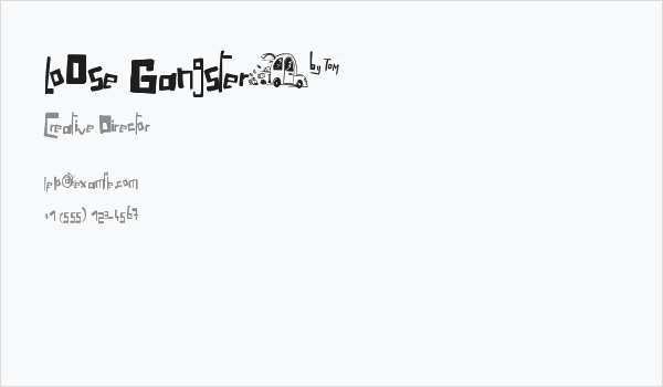 LoOse Gangsterµ* Business Card