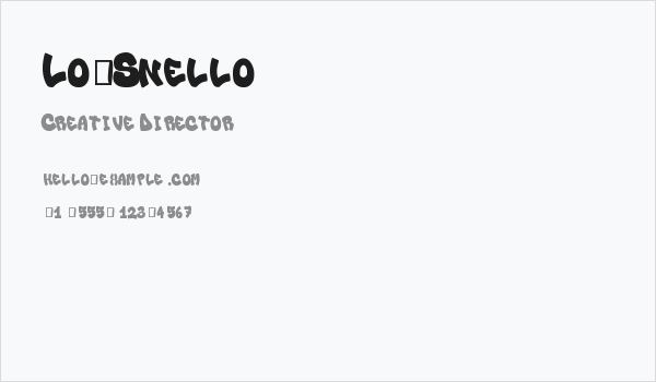 Lo_Snello Business Card