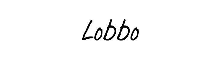 Lobbo  baixar fontes gratis