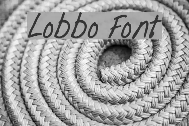 Lobbo Font examples
