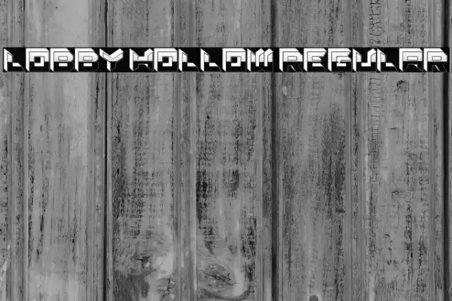 Lobby Hollow Regular Fuentes examples