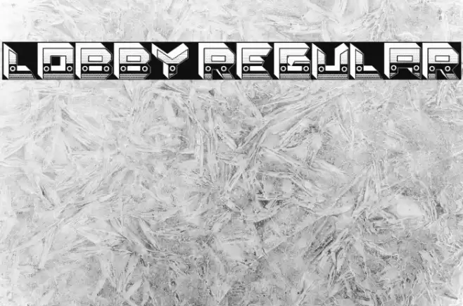 Lobby Regular Fonte examples