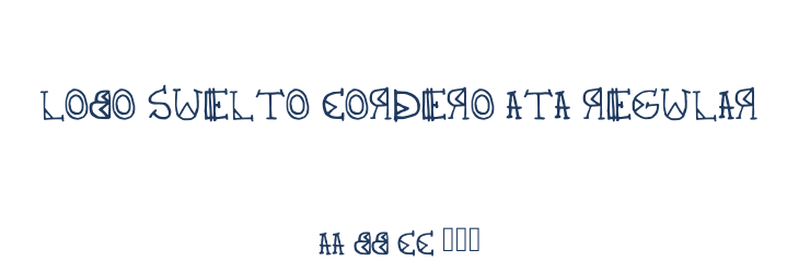 Lobo Suelto Cordero Ata Regular Font Preview