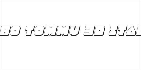 Lobo Tommy 3D Italic Logo