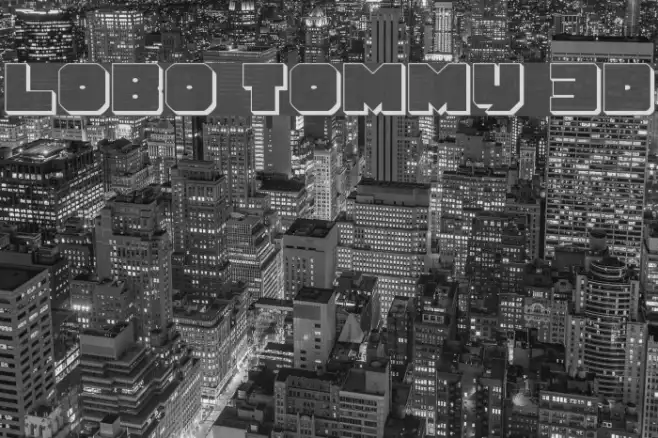 Lobo Tommy 3D Example 3