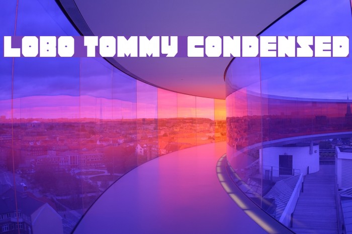 Lobo Tommy Condensed フォント examples