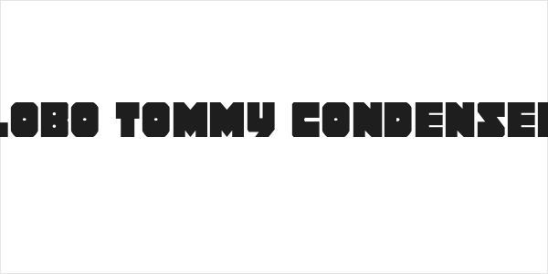 Lobo Tommy Condensed Logo