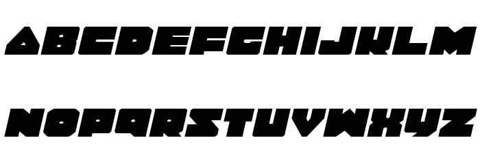 Lobo Tommy ExpItalic Font LOWERCASE