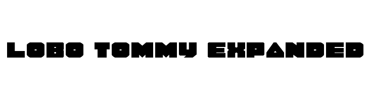 Lobo Tommy Expanded  Free Fonts Download