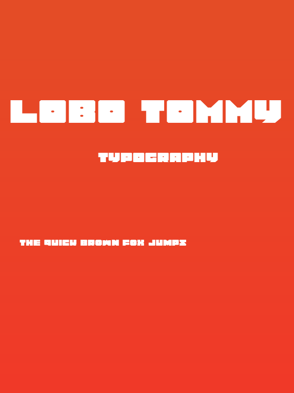 Lobo Tommy Expanded Poster