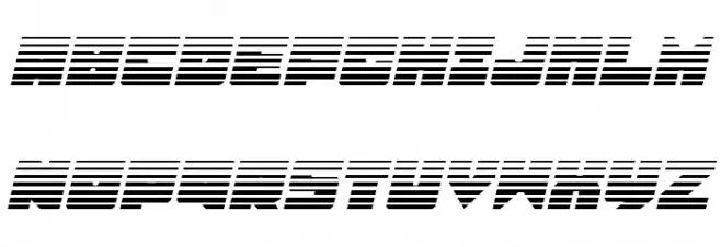 Lobo Tommy Gradient Italic Шрифта ВЕРХНИЙ