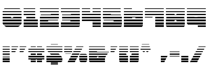 Lobo Tommy Gradient Font OTHER CHARS