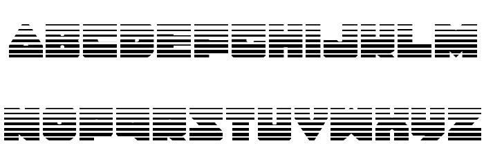 Lobo Tommy Gradient Font LOWERCASE