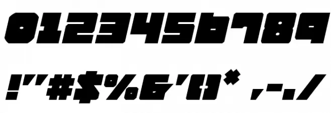 Lobo Tommy Italic Font OTHER CHARS