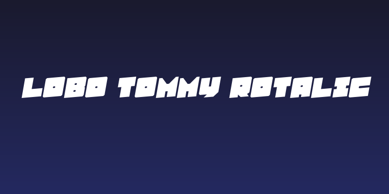 Lobo Tommy Rotalic Social Header