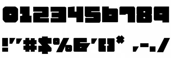 Lobo Tommy Rough Font OTHER CHARS