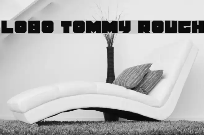 Lobo Tommy Rough Font examples