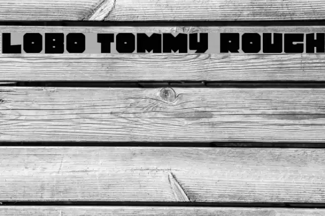Lobo Tommy Rough Font examples