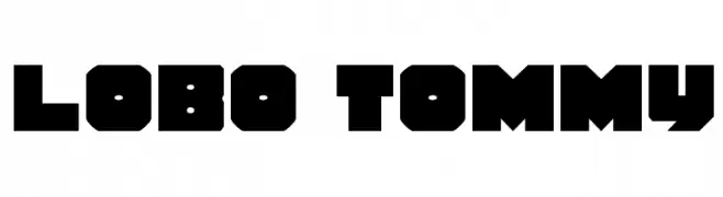 Lobo Tommy  Frei Schriftart Herunterladen