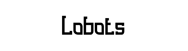 Lobots  免费字体下载