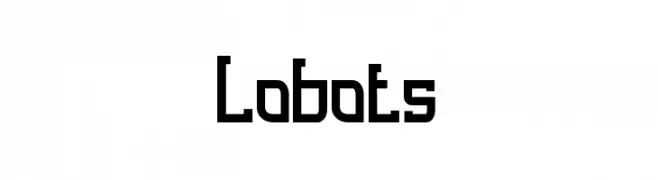 Lobots  baixar fontes gratis