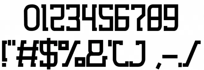 Lobots Font OTHER CHARS