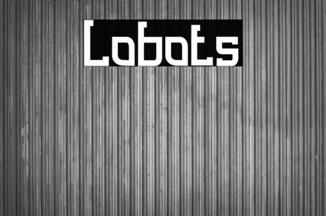 Lobots Font examples