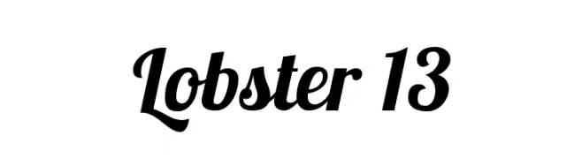 Lobster 13  Free Fonts Download