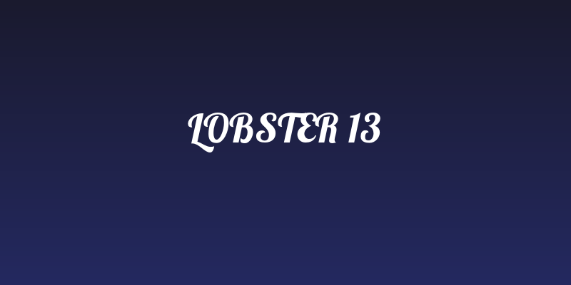 Lobster 13 Social Header