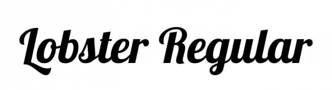 Lobster Regular  Frei Schriftart Herunterladen