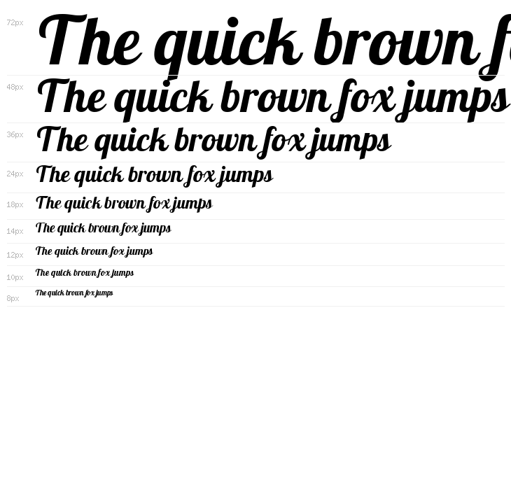 Lobster Two Bold Italic Waterfall