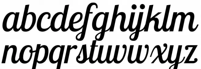 Lobster Two Italic Fuentes MINÚSCULAS