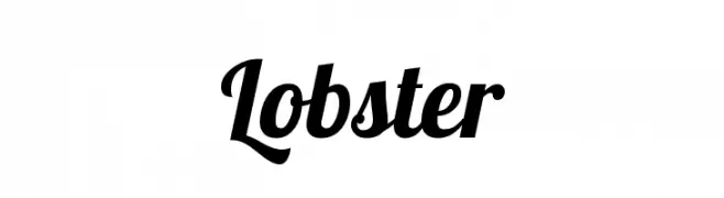 Lobster  Frei Schriftart Herunterladen
