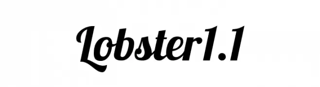 Lobster1.1  Fuentes Gratis Descargar