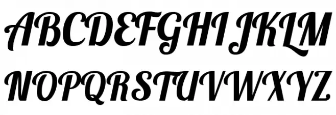 Lobster1.2 Font Litere mari