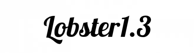 Lobster1.3  Fuentes Gratis Descargar