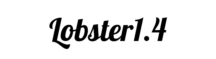 Lobster1.4 Font